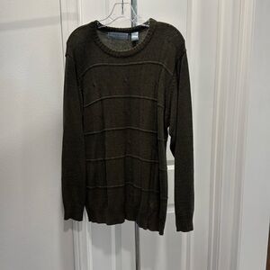 Oscar de la Renta Olive Green Men's Sweater size M
